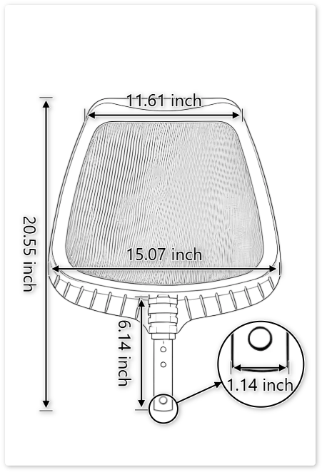 SLS003 Heavy Duty Sallow Leaf Skimmer