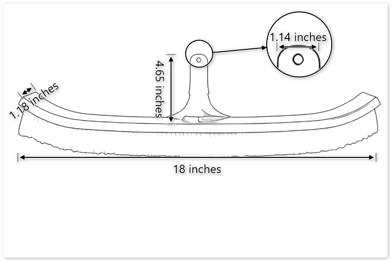 WB001 18’’ standard Curved Wall Brush