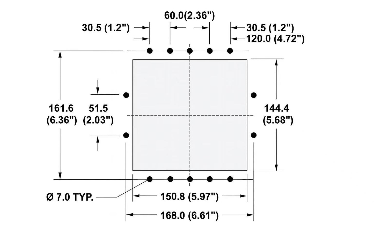 WS001 Full Set Small Mouth Wall Skimmer