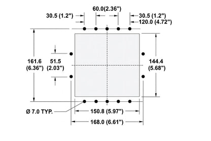 WS001 Full Set Small Mouth Wall Skimmer
