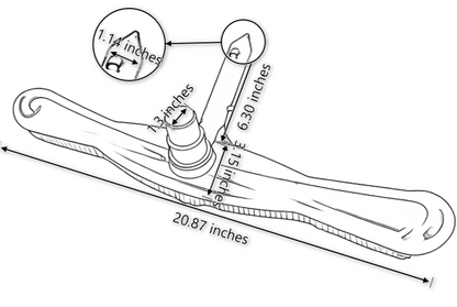 WB002 20" Vacuum Brush with Swivel