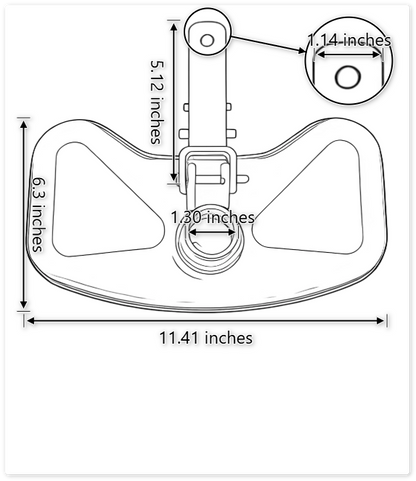VHB002 Deluxe Vacuum Head with Swivel